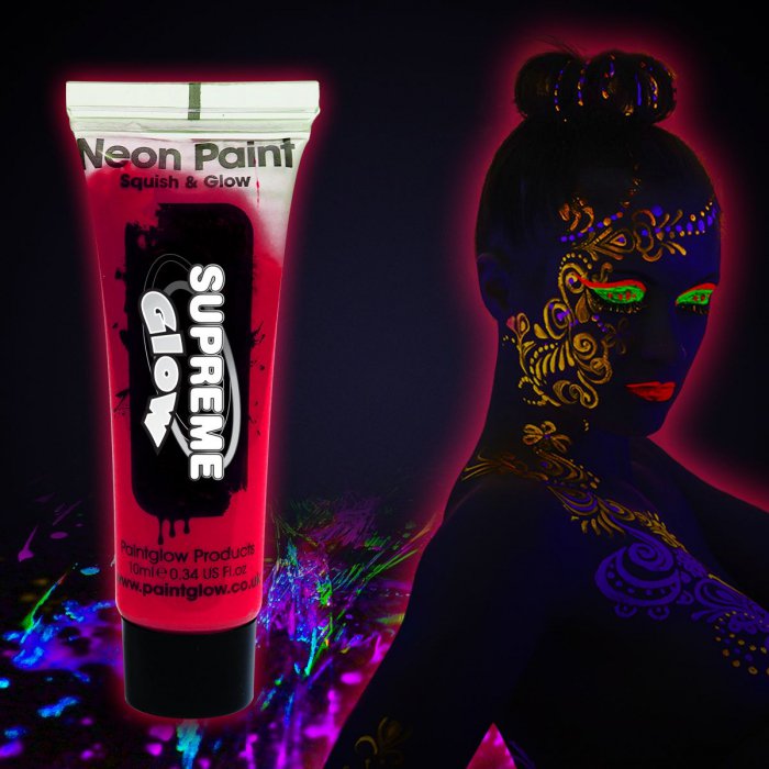 Rose Red UV Face and Body Paint