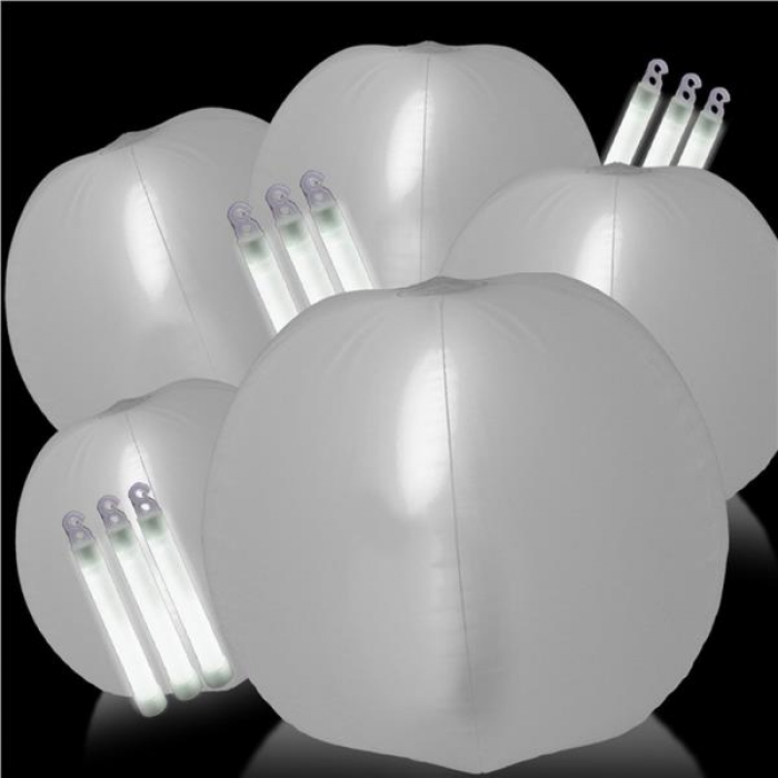 glow in the dark beach balls