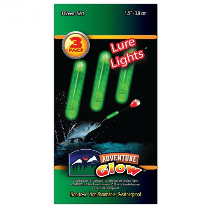 Green Glow Fishing Lure Lights (Per 3 pack)