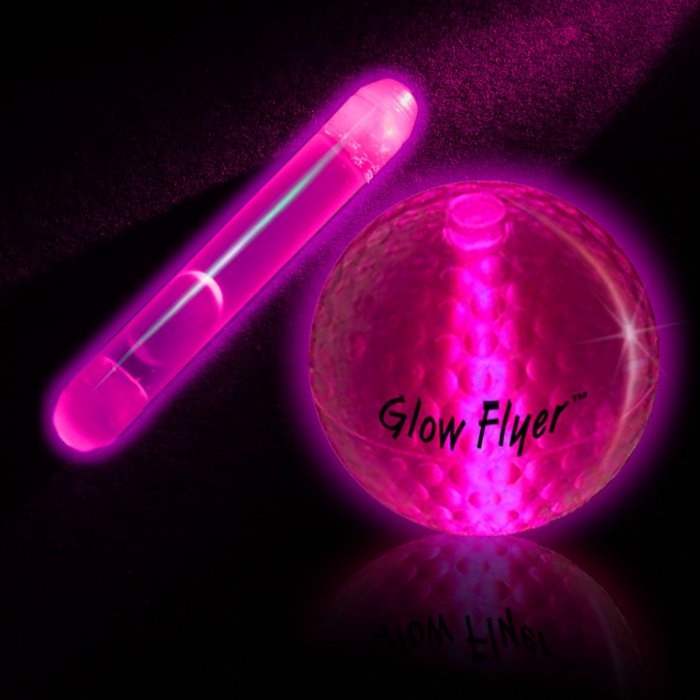 Pink Glow Stick for Glow Flyer Golf Ball