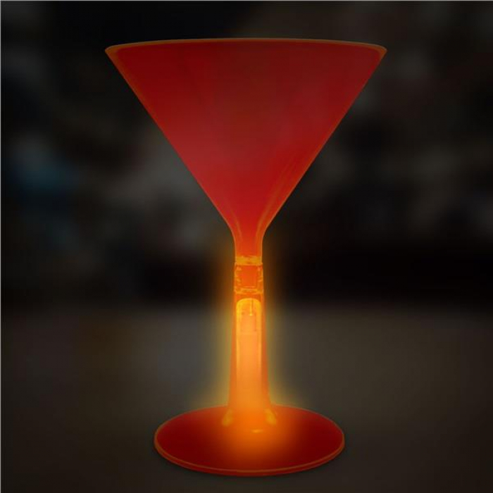 Orange Glow Martini Glasses (Per 4 pack) Orange Glow Martini Glasses (Per 4 pack)