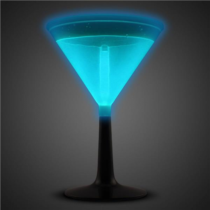 Blue Glowing Martini Glass (Per Piece)