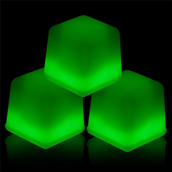 Green Glowing Ice Cubes (Per 24 pack)