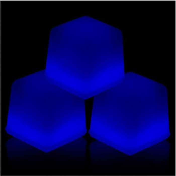 Blue Glowing Ice Cubes (Per 24 pack)
