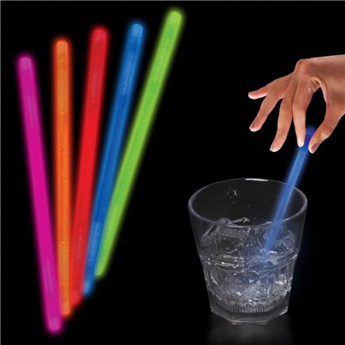 Blue Glow 5"  Swizzle Sticks (Per 50 pack)
