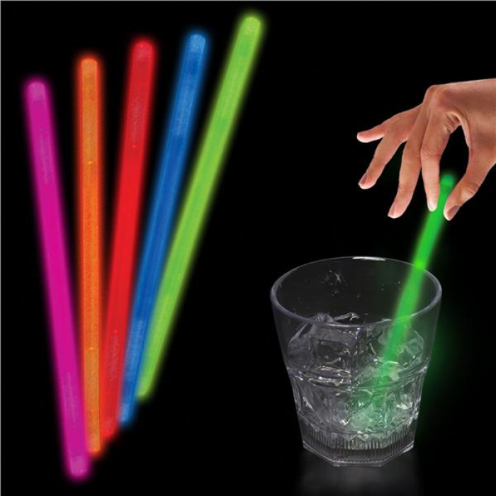 Glow Stir Sticks - 5 Inch Glowing Swizzle Sticks