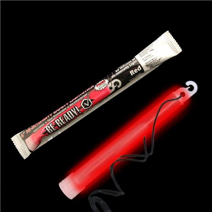 Red 30 Minute 6" Glow Stick