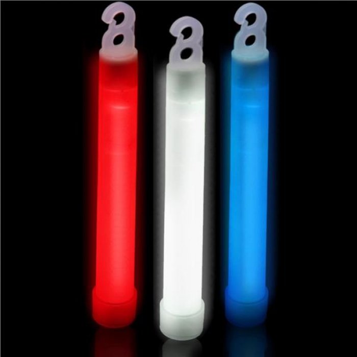 Red, White and Blue 6" Glow Sticks (Per 25 pack)