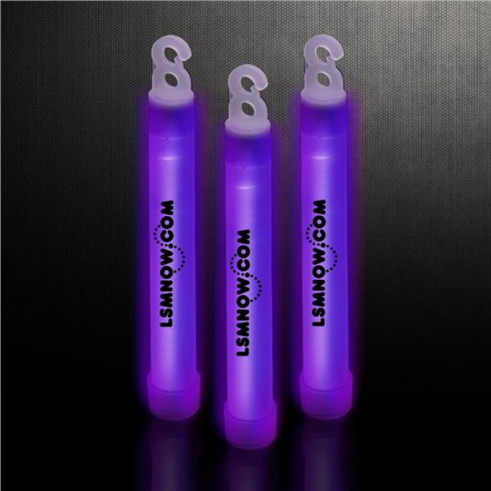 Purple 6" Glow Sticks (Per 25 pack)