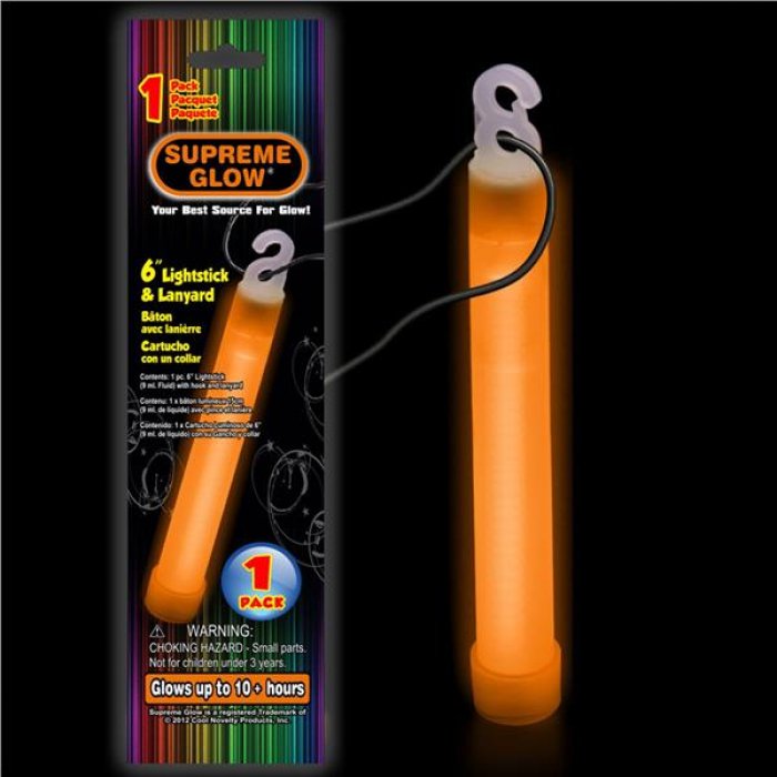 Orange 6" Glow Stick