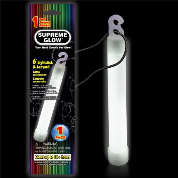 White 6" Glow Stick
