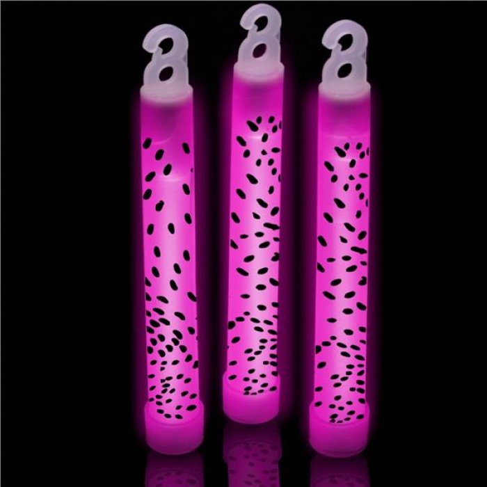 Pink Panther Spots 6" Glow Sticks (Per 25 pack)
