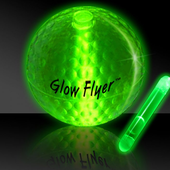 Green Glow Flyer Golf Ball