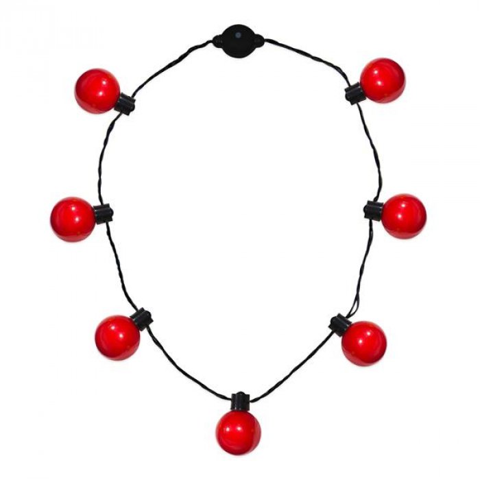 LED Red Ball Necklace