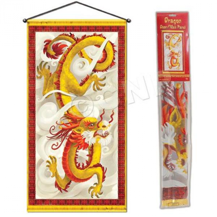 Chinese Dragon Door Panel