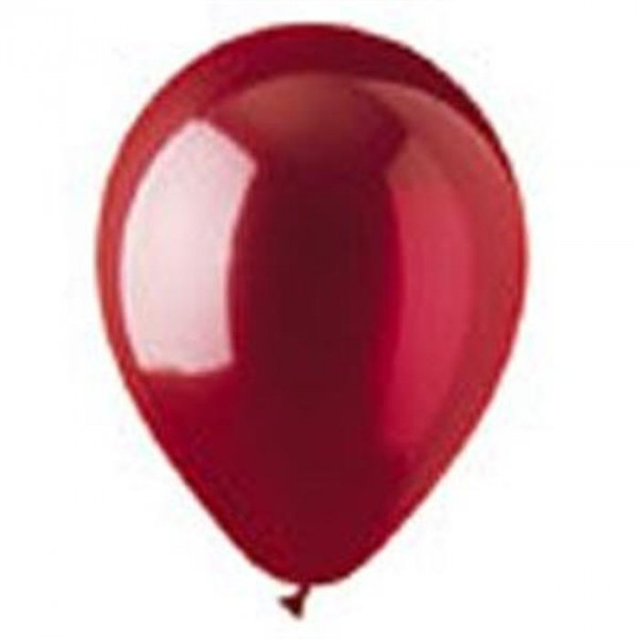 Red Crystal Latex 12" Balloons (Per 100 pack)