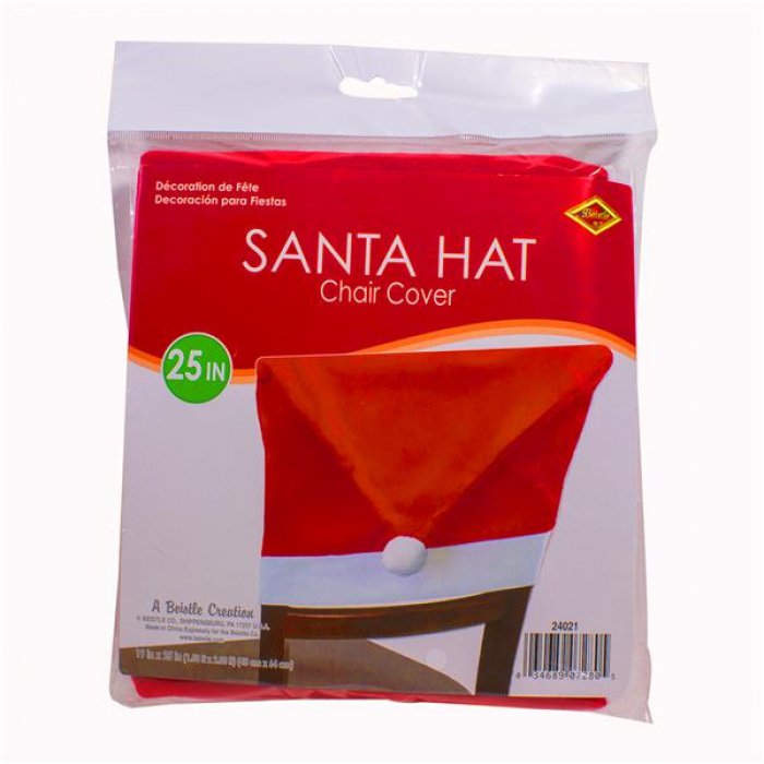 Santa Hat Chair Cover