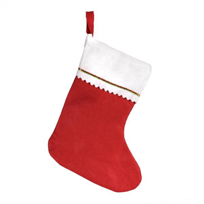Red Felt 15" Christmas Stockings (Per 12 pack)