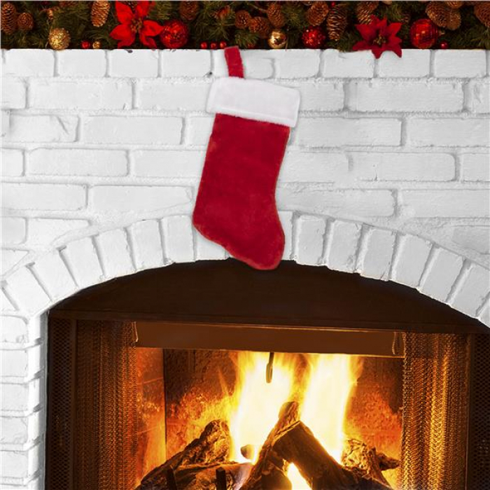 Plush 14"  Christmas Stocking