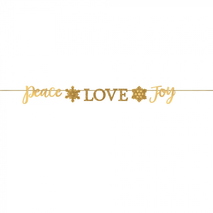 Holiday Peace, Love, Joy Banner Holiday Peace, Love, Joy Banner