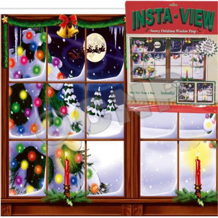 Snowy Christmas View Decoration Snowy Christmas View Decoration