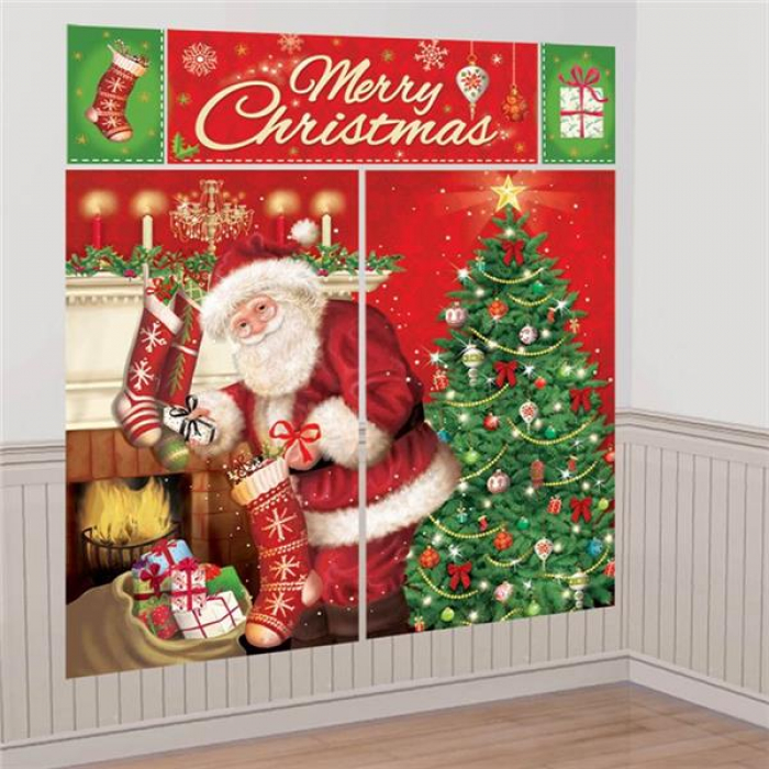 Merry Christmas Wall Decorating Kit (Per kit) Merry Christmas Wall Decorating Kit (Per kit)