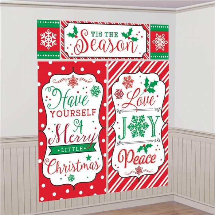 Christmas Wall Decorating Kit (Per kit)