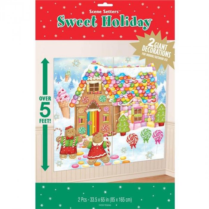 Gingerbread Land Wall Decorating Kit (Per 2 pack)