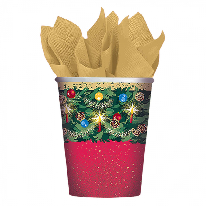 Christmas Tree 9 oz. Cups (Per 8 pack) Christmas Tree 9 oz. Cups (Per 8 pack)
