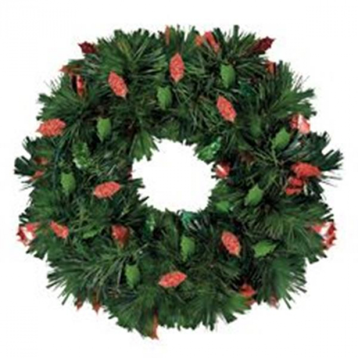 Holiday Tinsel Wreath Decoration Holiday Tinsel Wreath Decoration