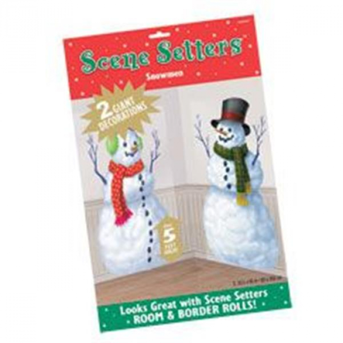 Winter Snowmen Holiday Scene Setter Add Ons (Per 2 pack)