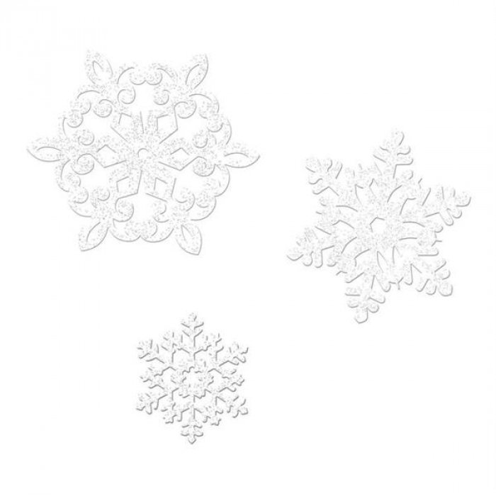 Snowflake Cutouts (Per 12 pack)