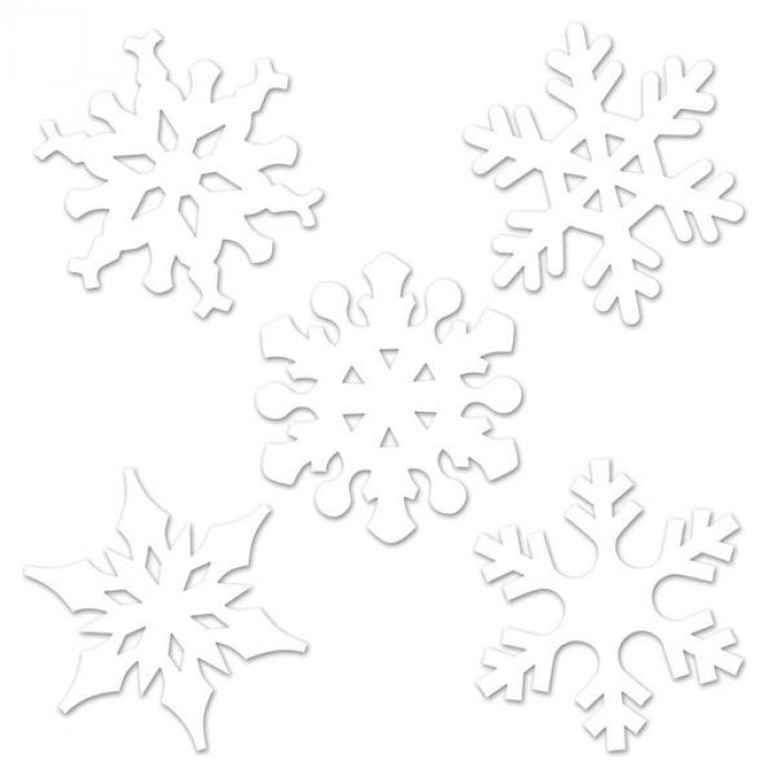Snowflake Mini Cutouts (Per 10 pack)