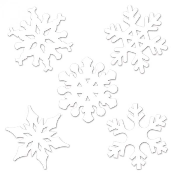 Snowflake Mini Cutouts (Per 10 pack)