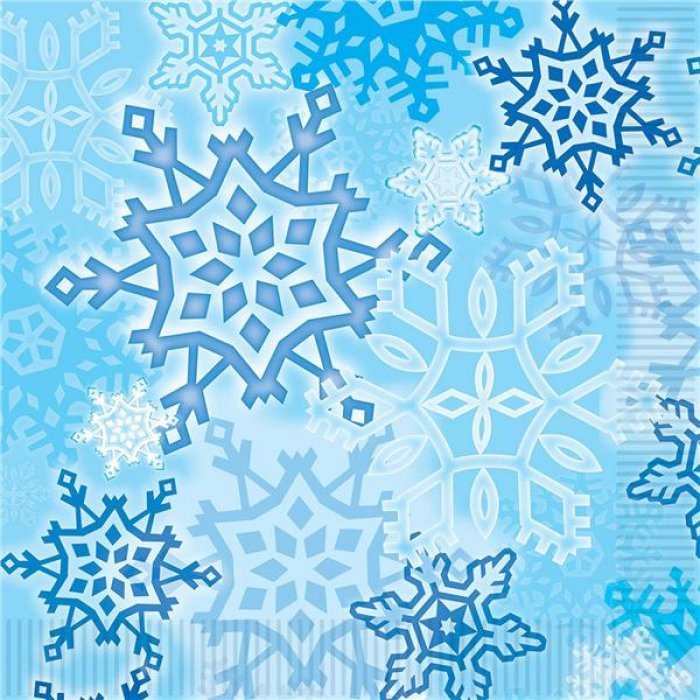 Snowflake Lunch Napkins (Per 16 pack)