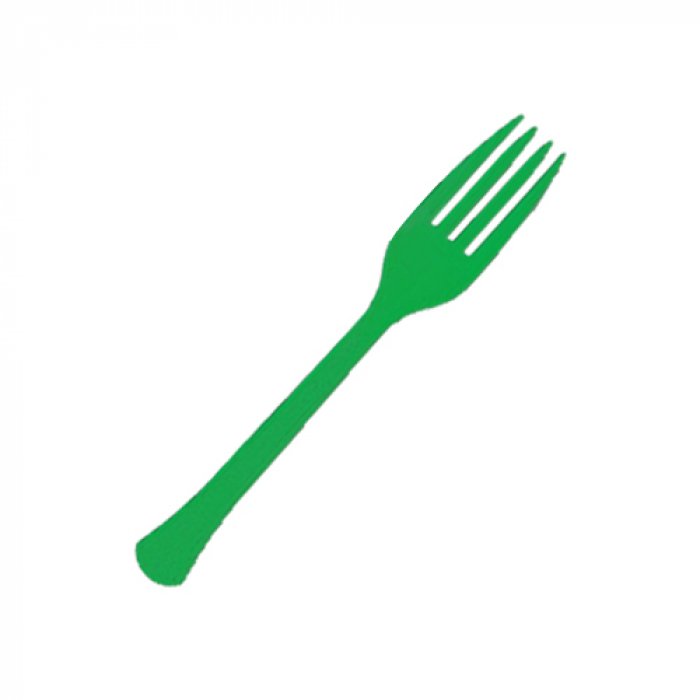 Green Plastic Forks (Per 48 pack)