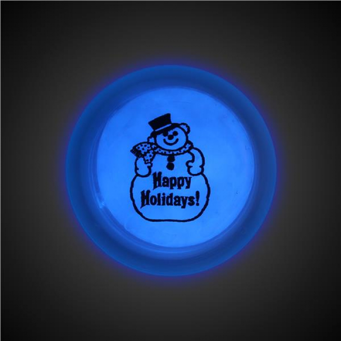 Snowman Glow Badge