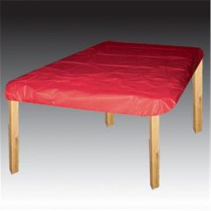 Red Stay Put Rectangle Table Cover