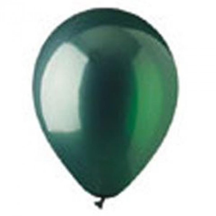 Green Crystal Latex 12" Balloons (Per 100 pack)