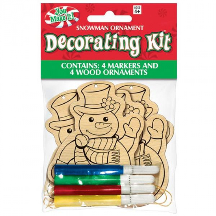 Snowman Ornament Kit (Per kit)