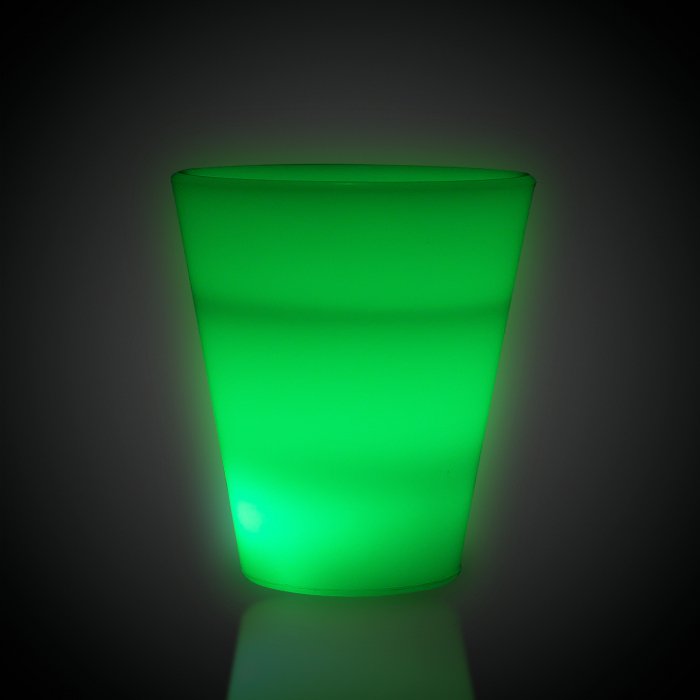 Green LED Shot Glass