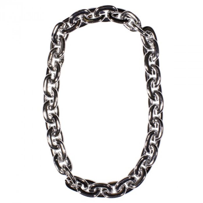 LED Silver Chain Link Necklace