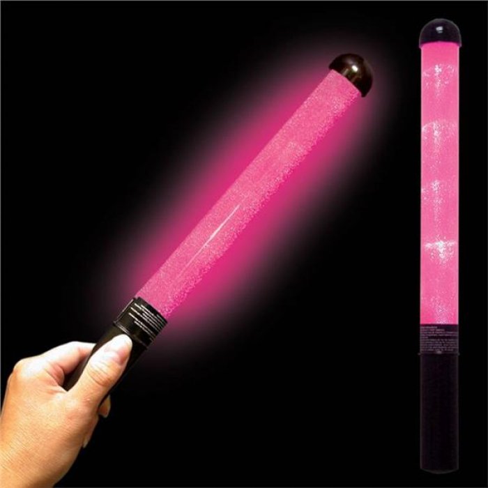 Pink LED Light-Up Patrol Wand