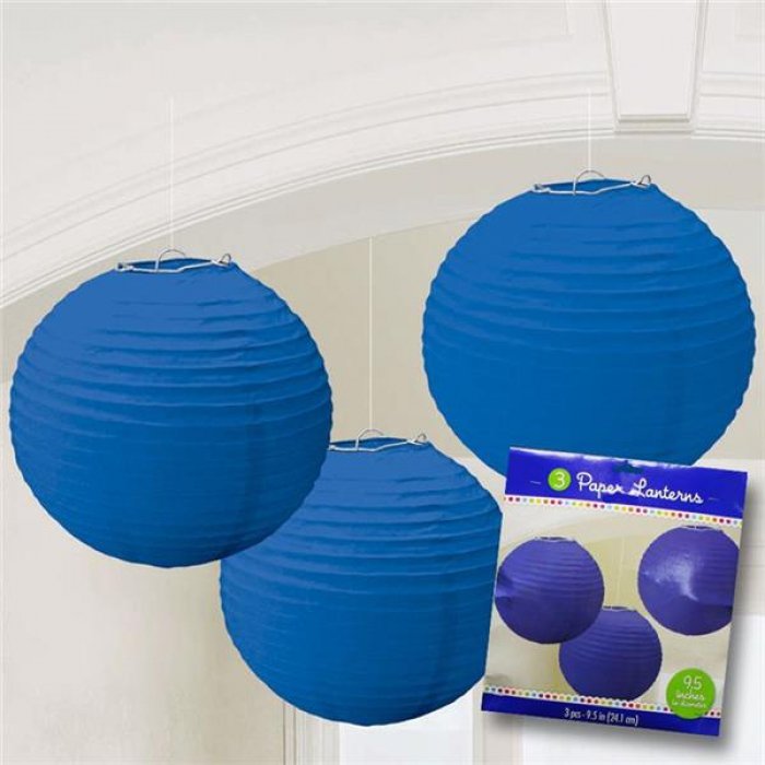 Blue Paper Lanterns