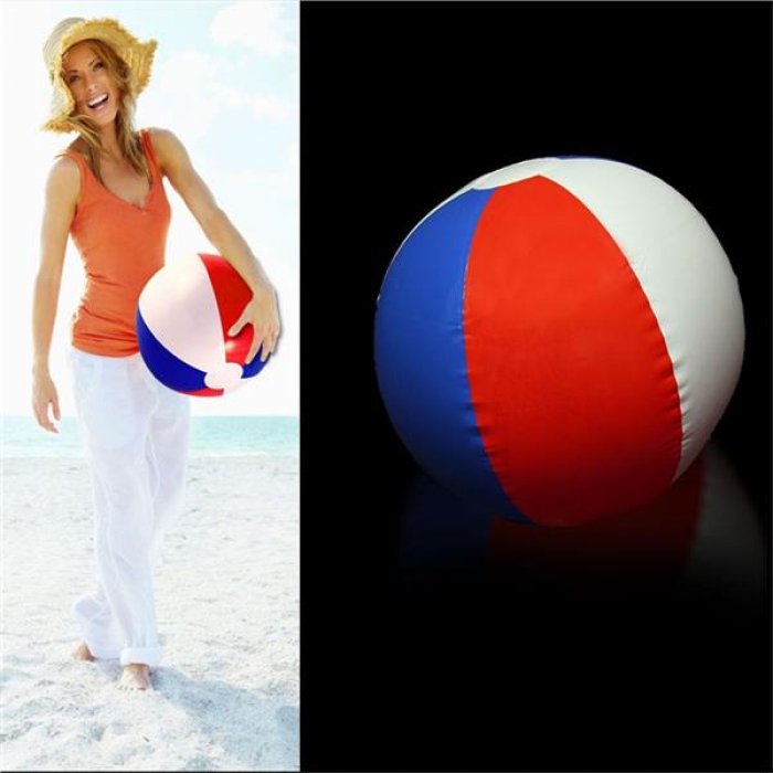 Patriotic 16" Beach Balls (sold by a dozen)
