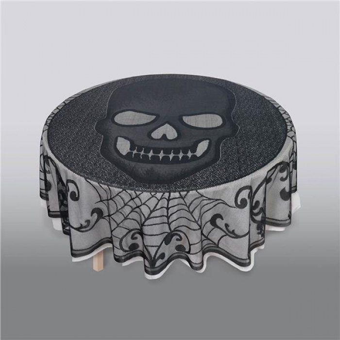 Skull Lace Table Cover