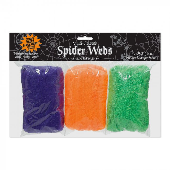Tri-Color Spider Webs