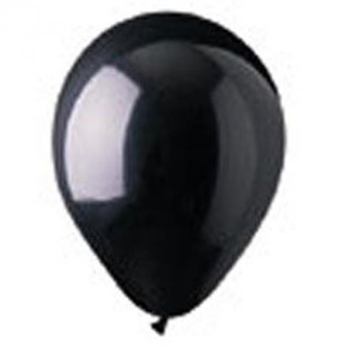 Black Crystal Latex 12" Balloons