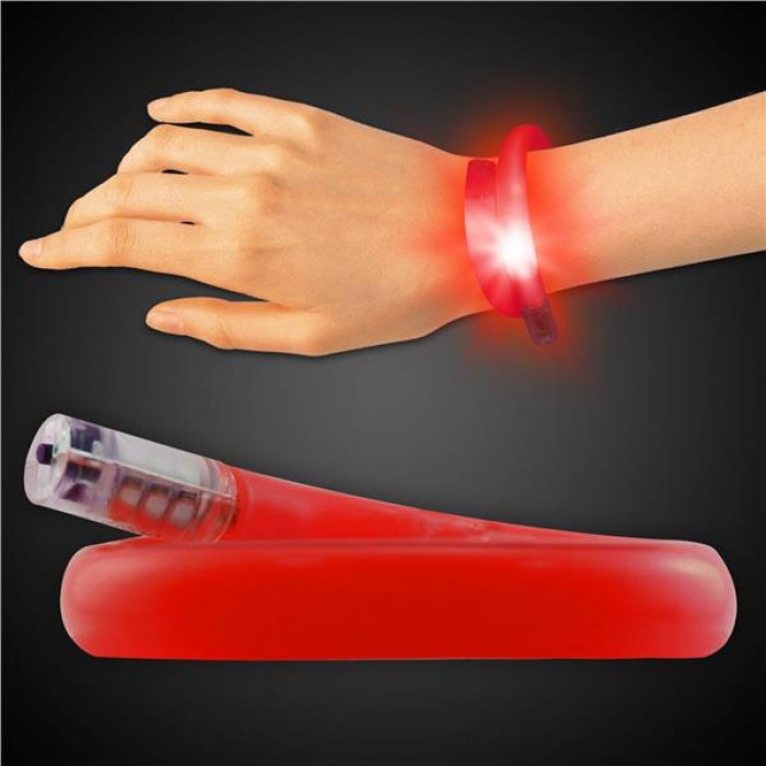 Red LED Tube Bracelet