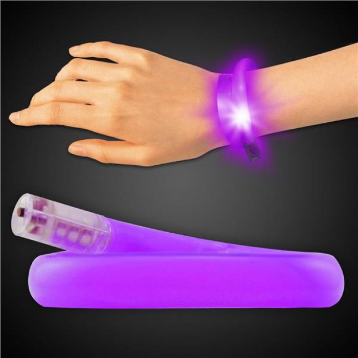 Purple LED  Tube Bracelet